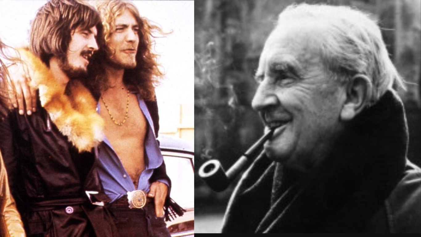 Qual é a conexão entre Led Zeppelin e Senhor dos Anéis?